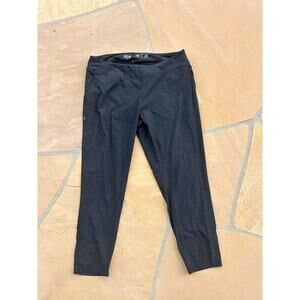 Mountain Hardwear Pants Womens XL Black Pockets Straight Leg Outdoors